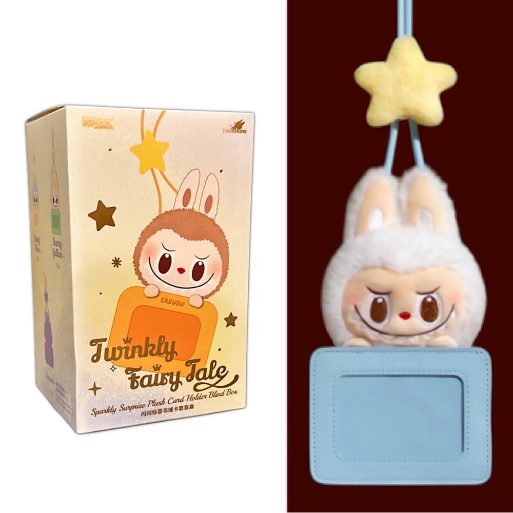Pop Land The Monsters Twinkly Fairy Tale Sparkly Surprise Labubu Card Holder
